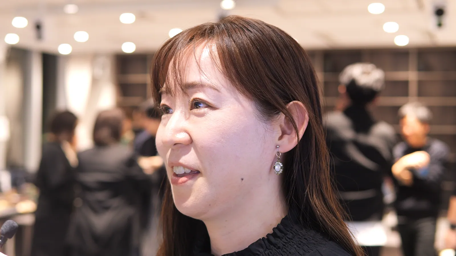 株式会社NTTデータ様の取材の様子